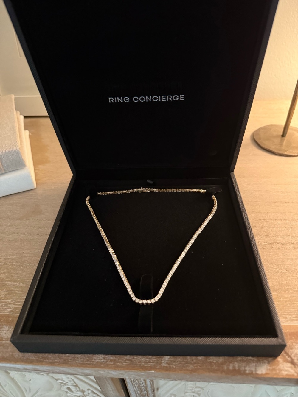 Ring Concierge Classic Lab Diamond Tennis Necklace